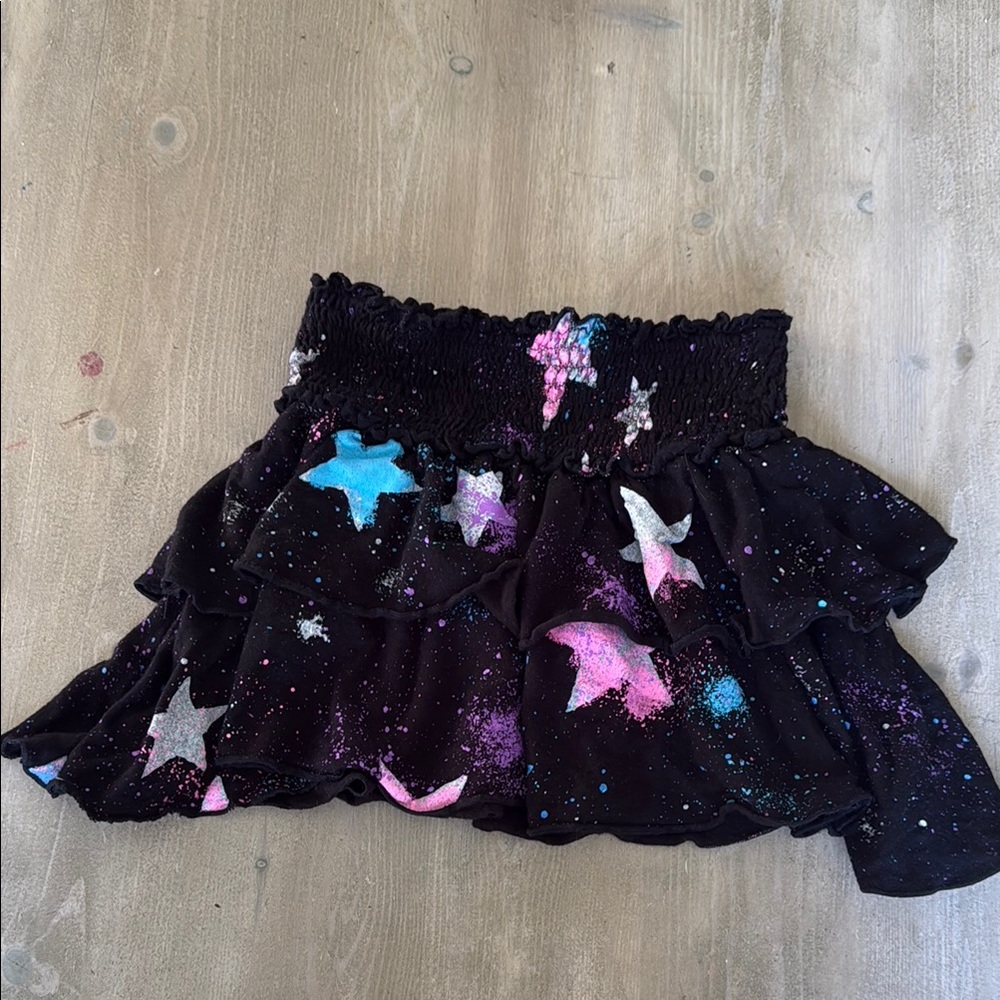 Flowers by Zoe Black Starry Ruffle Skirt